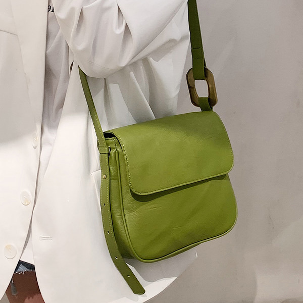 Casual γυναικεία τσάντα από οικολογικό δέρμα, κλασικό μοντέλο