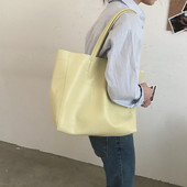 Ikdienas sieviešu mākslīgās ādas plecu soma