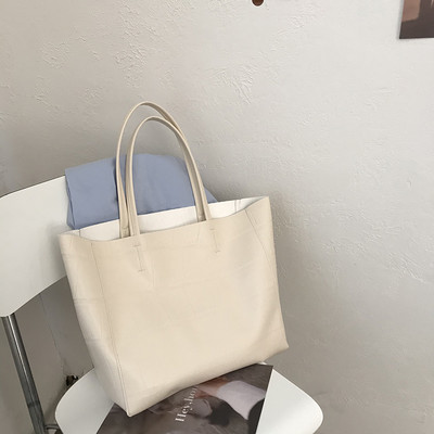 Ikdienas sieviešu mākslīgās ādas plecu soma