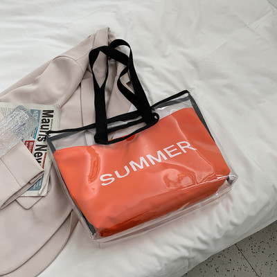 Καλοκαίρι γυναικεία τσάντα ώμου με επιγραφή