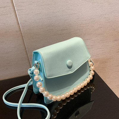 Jauna modeļa ādas rokassomiņa ar pērlēm