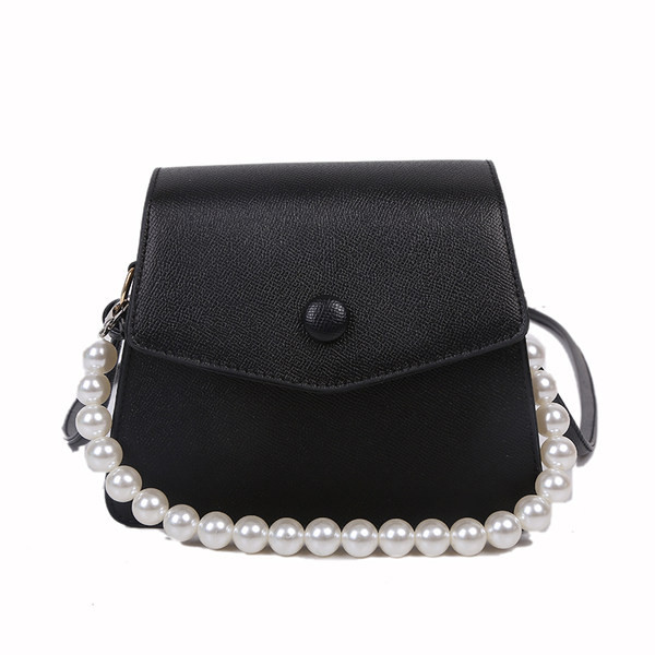 Jauna modeļa ādas rokassomiņa ar pērlēm