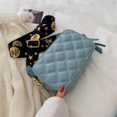 Geanta moderna din piele cu fermoare