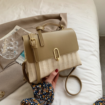 Ikdienas sieviešu soma no eko ādas ar metāla sprādzi