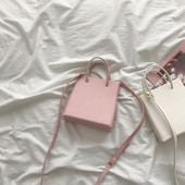 Γυναικεία τσάντα νέο μοντέλου από οικολογικό δέρμα με δύο λαβές σε διάφορα χρώματα