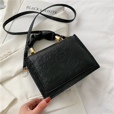 Έκο δερμάτινη γυναικεία τσάντα με μακριά και κοντή λαβή