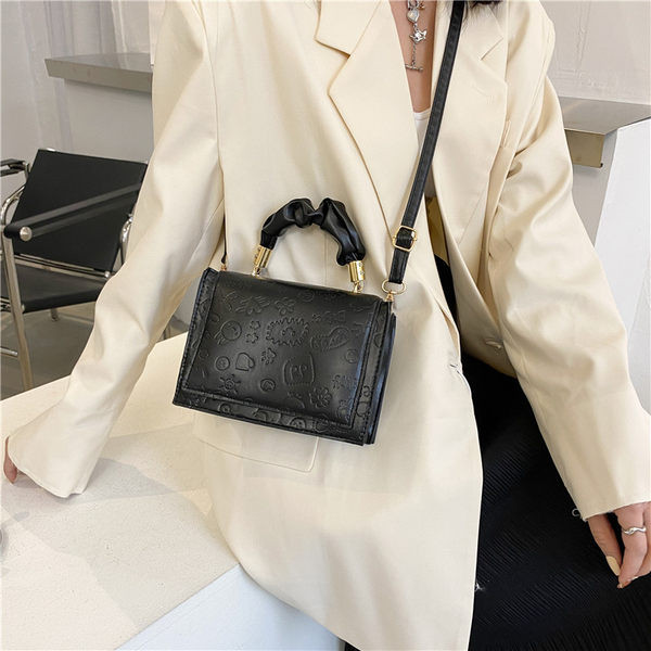 Έκο δερμάτινη γυναικεία τσάντα με μακριά και κοντή λαβή