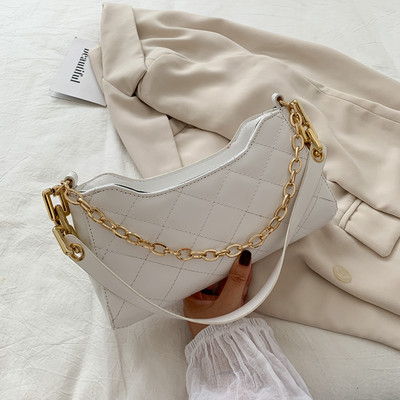 Γυναικεία έκο δερμάτινη τσάντα με αλυσίδα σε τέσσερα χρώματα