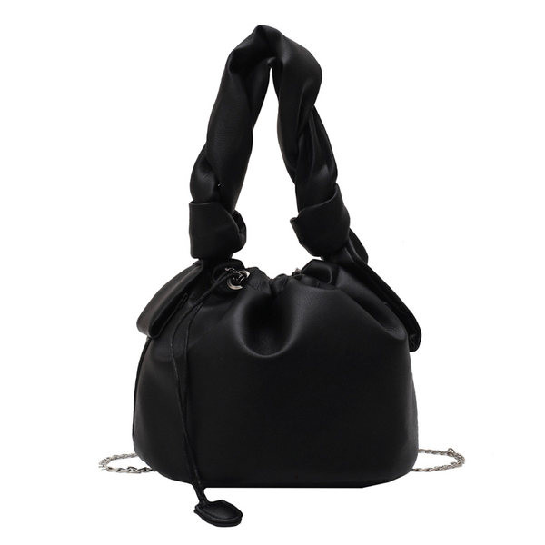 Γυναικεία έκο δερμάτινη τσάντα με κορδόνια σε τέσσερα χρώματα