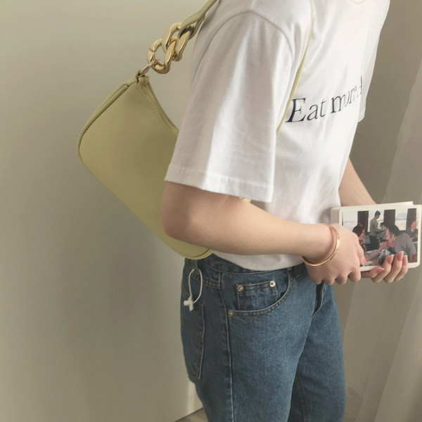 Casual γυναικεία τσάντα ώμου από έκο  δέρμα - πολλά χρώματα