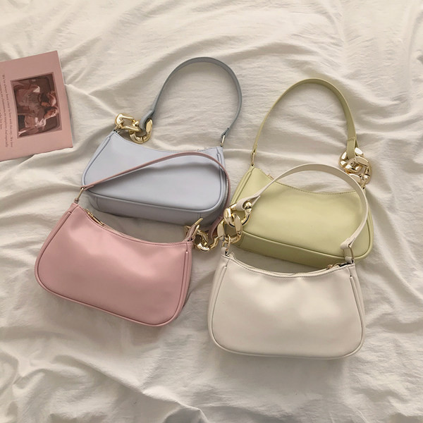 Casual γυναικεία τσάντα ώμου από έκο  δέρμα - πολλά χρώματα