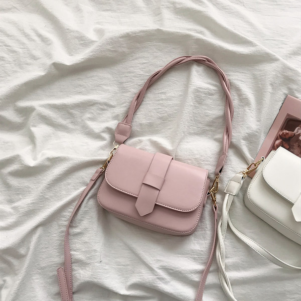 Sieviešu mazā soma ar diviem rokturiem no eko ādas - vairākās krāsās