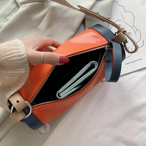 Casual έκο δερμάτινη τσάντα με ρυθμιζόμενη λαβή