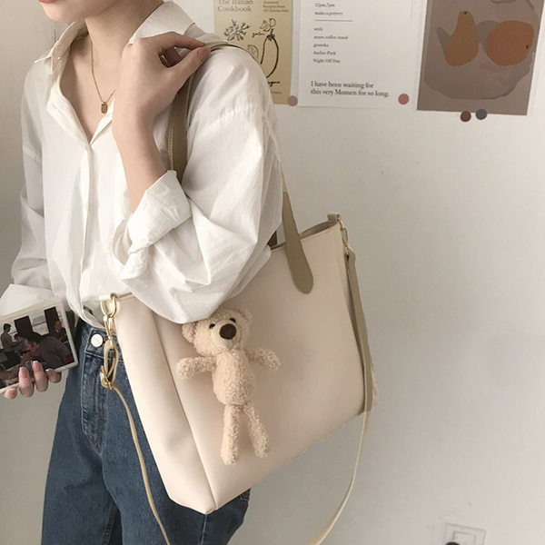 Καθημερινή τσάντα με δύο λαβές - διάφορα χρώματα