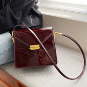 Γυναικεία έκο δερμάτινη τσάντα με μακριά λαβή