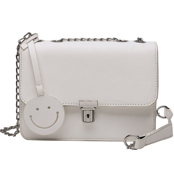 Geanta dama model simplu cu catarama argintie