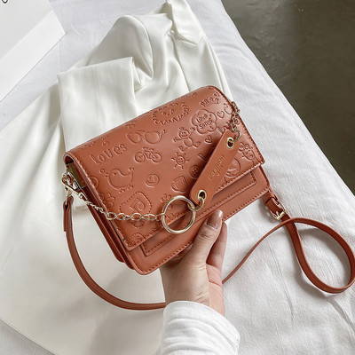 Νέο μοντέλο τσάντα μοντέλου από ανάγλυφο  δέρμα