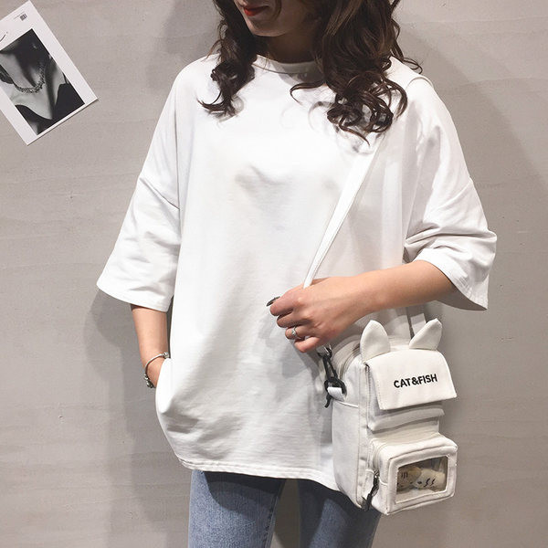 Γυναικεία τσάντα casual με στοιχεία 3D και μακριά λαβή