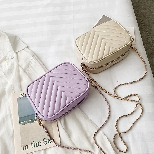 Γυναικεία έκο δερμάτινη τσάντα με μακριά λαβή σε διαφορετικά χρώματα