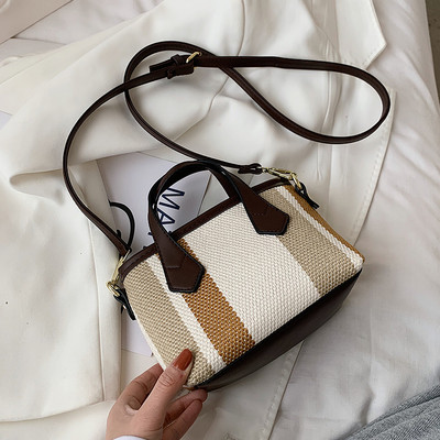 Geanta mica textila model nou cu doua manere