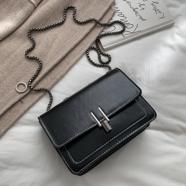 ΄Εκο δερμάτινη τσάντα νέο μοντέλο με μακριά αλυσίδα