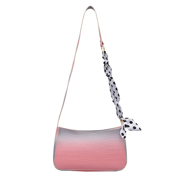 Moteriška vaivorykštės spalvos eko odos krepšys