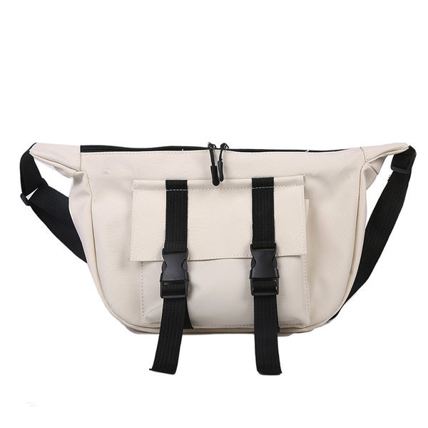 Γυναικεία υφασμάτινη τσάντα και κλείσιμο με φερμουάρ