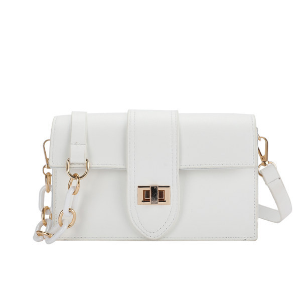 Sieviešu kvadrātveida soma ar metāla aizdari