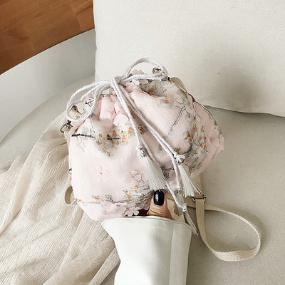 Άνοιξη γυναικεία τσάντα με χρωματιστό μοτίβο