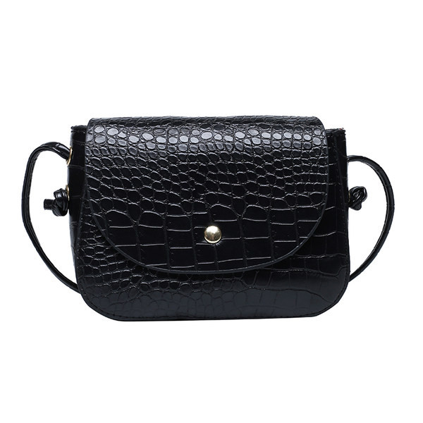 Įvairių spalvų moteriškas odinis krepšys su ilga rankena