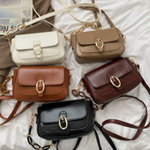 Sieviešu maza kvadrātveida soma ar sprādzi