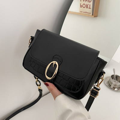 Sieviešu maza kvadrātveida soma ar sprādzi