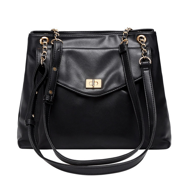 Γυναικεία τσάντα ώμου φθινοπώρου-χειμερινή από οικολογικό δέρμα με μπροστινή τσέπη 