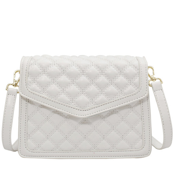 Μικρή καπιτονέ τσάντα με μακριά λαβή