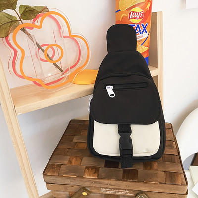 Γυναικεία υφασμάτινη τσάντα με φερμουάρ