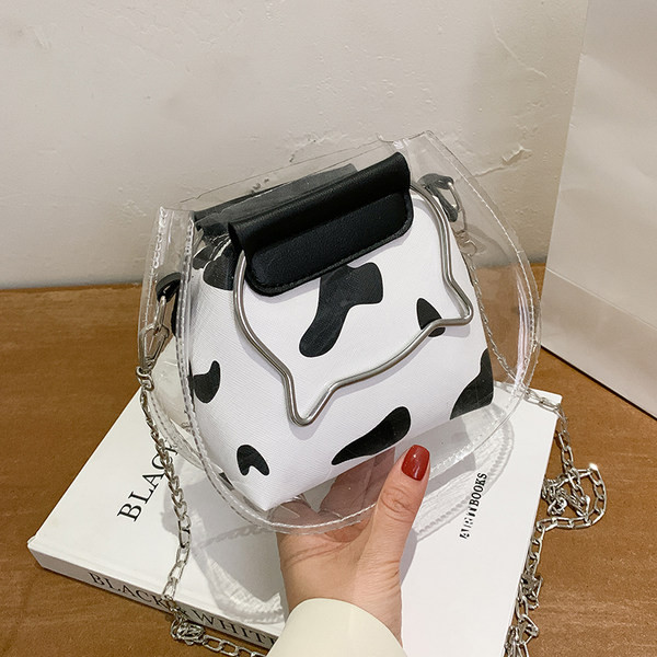 Γυναικεία τσάντα σιλικόνης με μακριά αλυσίδα