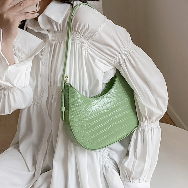 Γυναικεία έκο καθημερινή τσάντα από ανάγλυφο δέρμα με δύο λαβές 