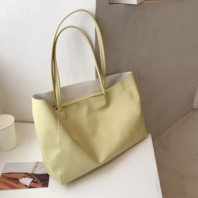 Μεγάλη έκο δερμάτινη τσάντα κλασικό μοντέλο