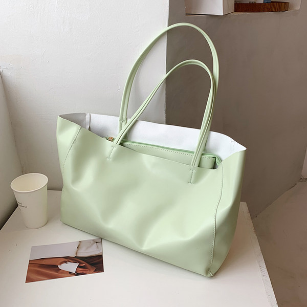 Μεγάλη έκο δερμάτινη τσάντα κλασικό μοντέλο