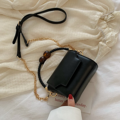 Γυναικεία έκο δερμάτινη τσάντα με ρυθμιζόμενη λαβή