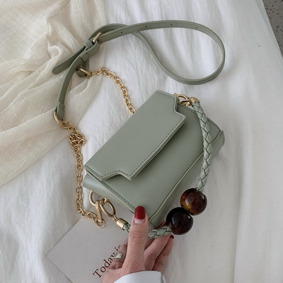 Γυναικεία έκο δερμάτινη τσάντα με ρυθμιζόμενη λαβή