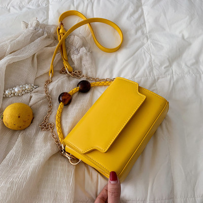 Γυναικεία έκο δερμάτινη τσάντα με ρυθμιζόμενη λαβή