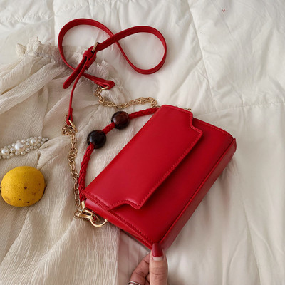 Γυναικεία έκο δερμάτινη τσάντα με ρυθμιζόμενη λαβή