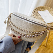 Geantă de damă de ultimă oră cu lanțuri metalice
