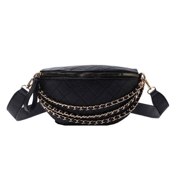 Geantă de damă de ultimă oră cu lanțuri metalice