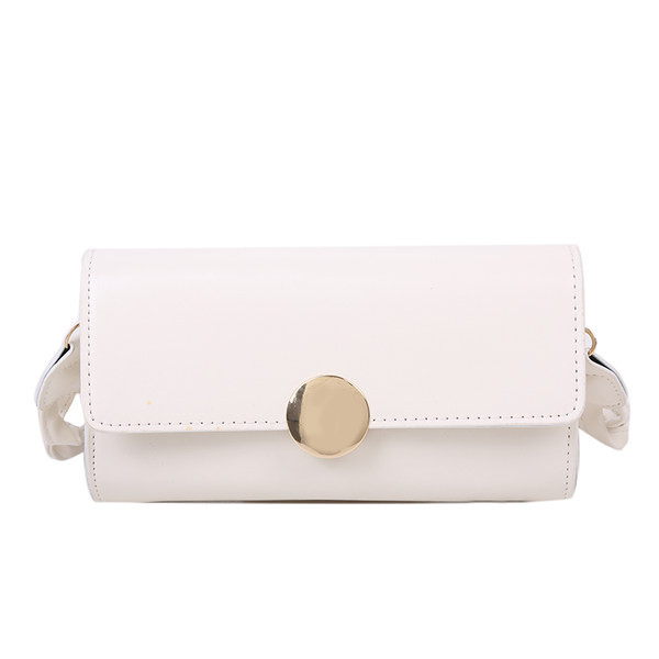 Σύγχρονη γυναικεία τσάντα με πλεκτή δερμάτινη λαβή και μεταλλική στερέωση