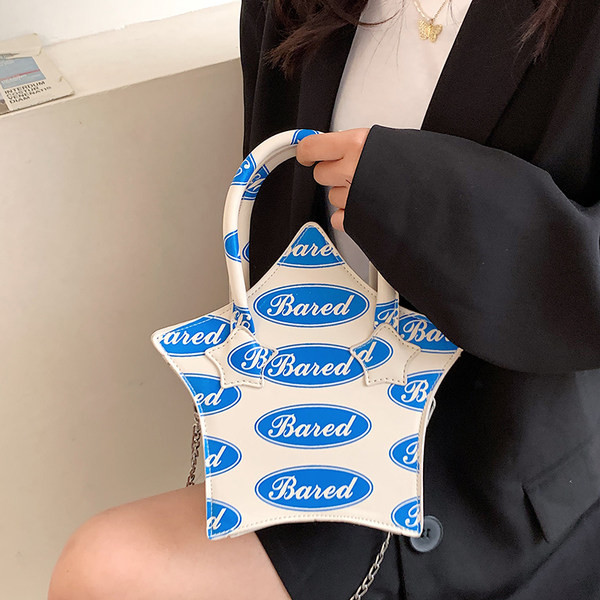 Γυναικεία έκο δερμάτινη τσάντα σε σχήμα αστεριού