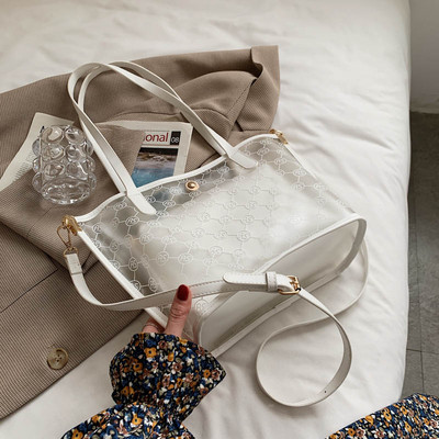 Geanta de dama din silicon cu maner lung si scurt