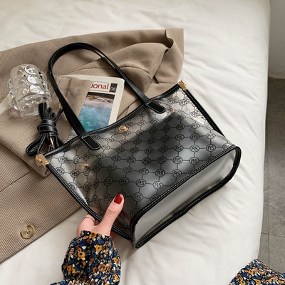 Geanta de dama din silicon cu maner lung si scurt