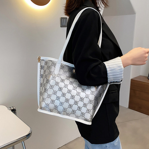 Geanta de dama din silicon cu maner lung si scurt